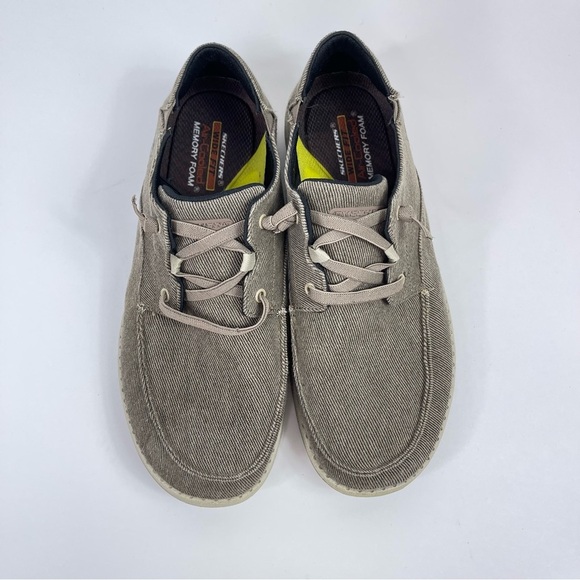 Skechers Melson-Volgo Men’s Brown Slip-on Shoes Size 10 - Picture 3 of 8